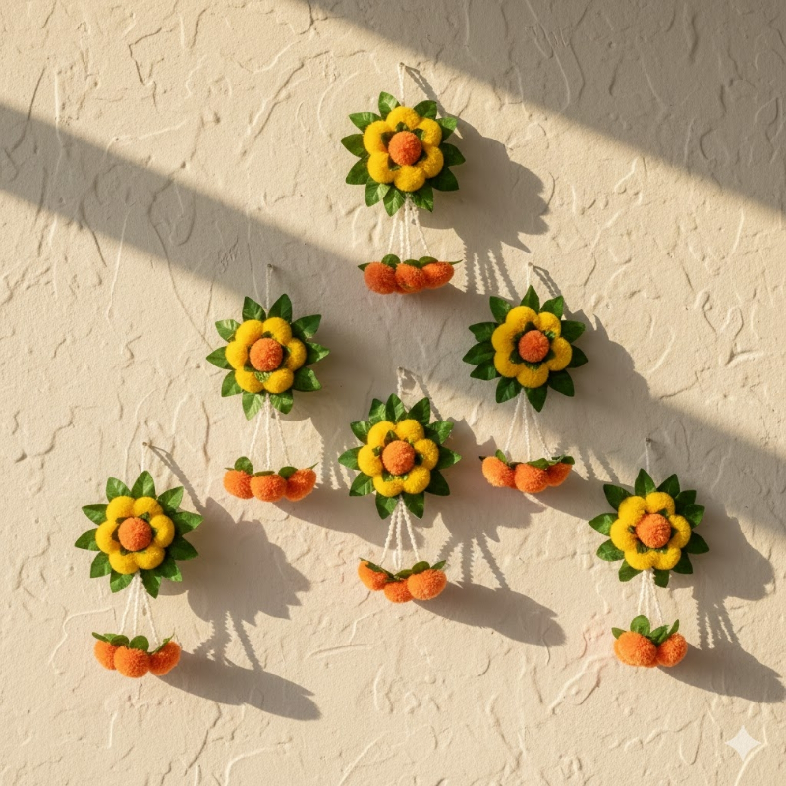 Handcrafted Multicolor Wall Art (2) Handcrafted Multicolor Wall Art - Image 1