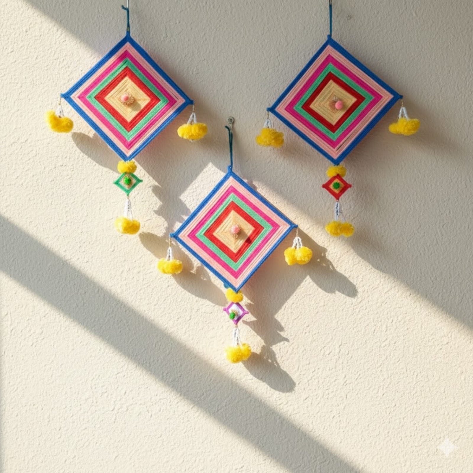 Traditional Thread Wall Décor (2) Traditional Thread Wall Décor - Image 1